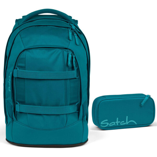 Satch Pack Schulrucksack-Set 2tlg Deep Petrol