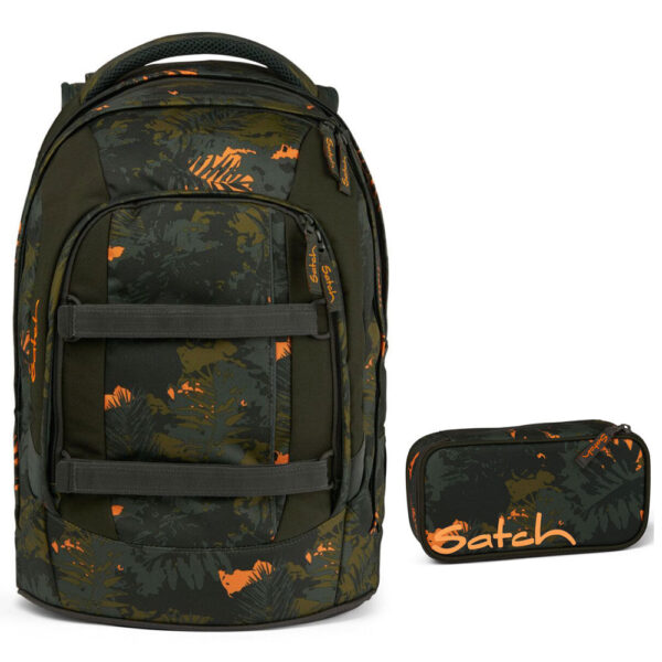 Satch Pack Schulrucksack-Set 2tlg Jurassic Jungle