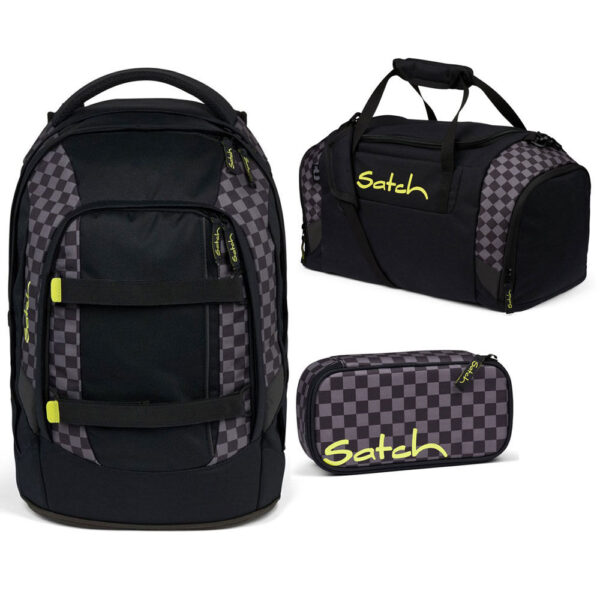 Satch Pack Schulrucksack-Set 3tlg Dark Skate