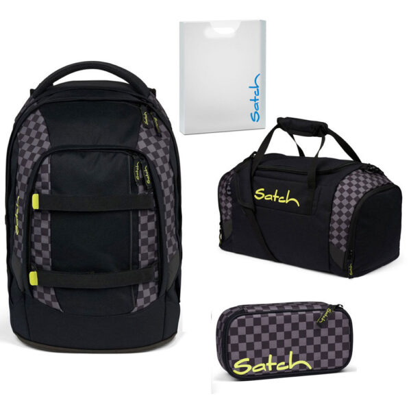 Satch Pack Schulrucksack-Set 4tlg Dark Skate