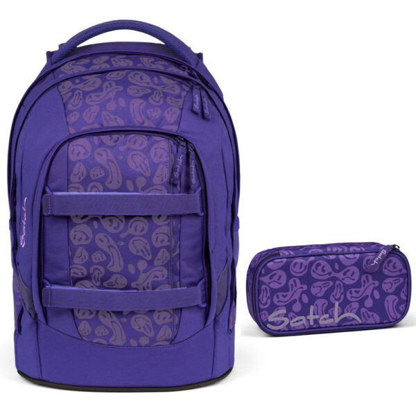 Satch Pack Schulrucksack-Set 2tlg Bright Faces