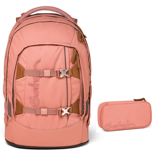 Satch Pack Schulrucksack-Set 2tlg Nordic Coral