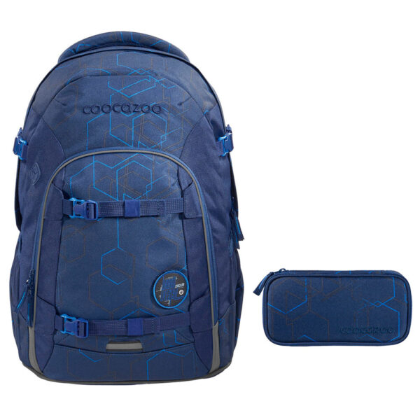 coocazoo JOKER Schulrucksack-Set 2tlg Blue Motion