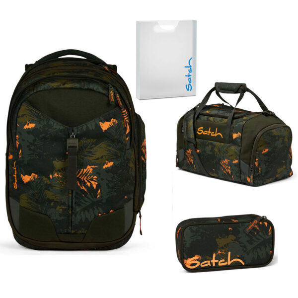 Satch Match Schulrucksack-Set 4tlg Jurassic Jungle 2.0