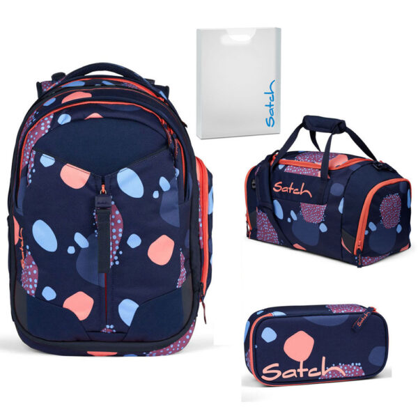 Satch Match Schulrucksack-Set 4tlg Coral Reef