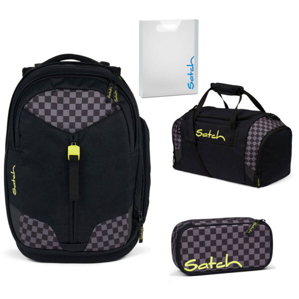 Satch Match Schulrucksack-Set 4tlg Dark Skate