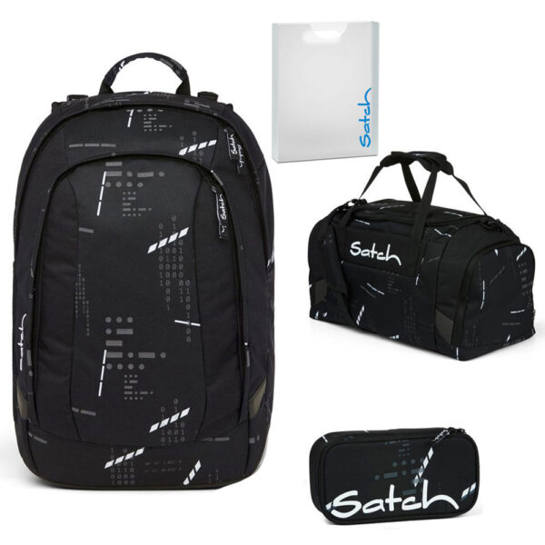 Satch Air Schulrucksack-Set 4tlg Ninja Matrix