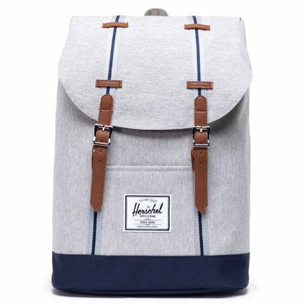 Herschel Retreat Rucksack Light Grey Crosshatc