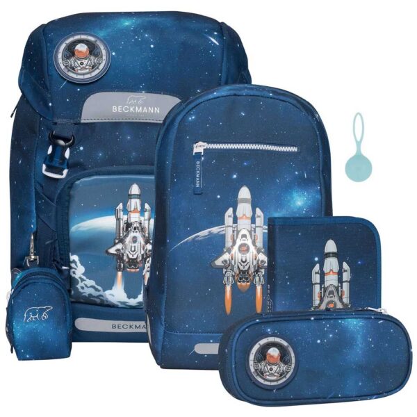 Beckmann Classic 22L Schulrucksack-Set 6tlg Space Mission