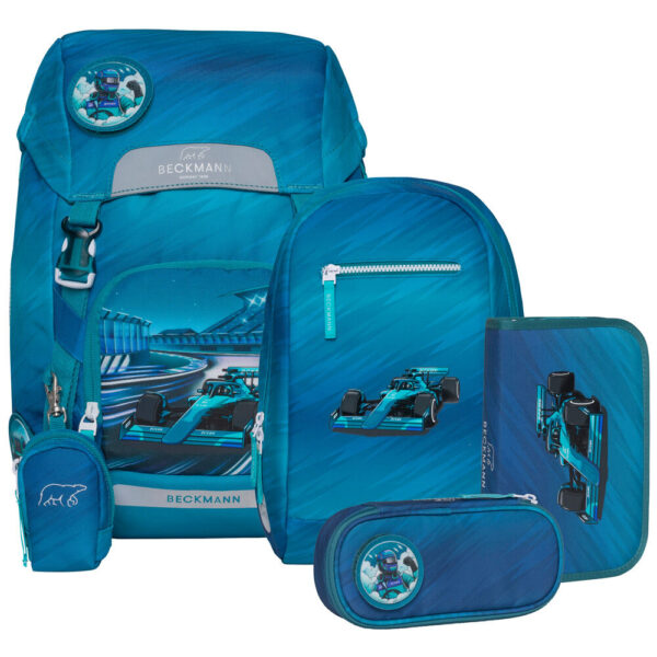 Beckmann Classic 22L Schulrucksack-Set 6tlg Racing