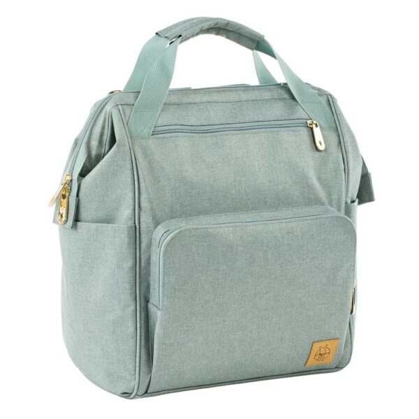 LÄSSIG Glam Goldie Wickelrucksack Mint