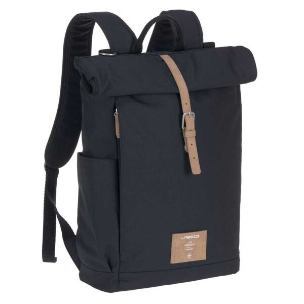 LÄSSIG Rolltop Wickelrucksack Night Blue