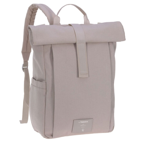 LÄSSIG Rolltop Up Wickelrucksack Taupe