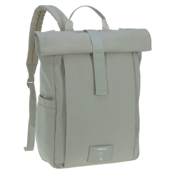 LÄSSIG Rolltop Up Wickelrucksack Silver Green