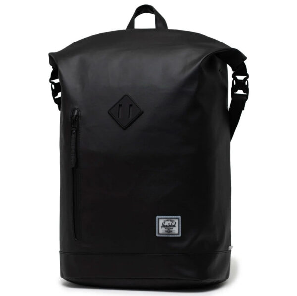 Herschel Roll Top Rucksack Black