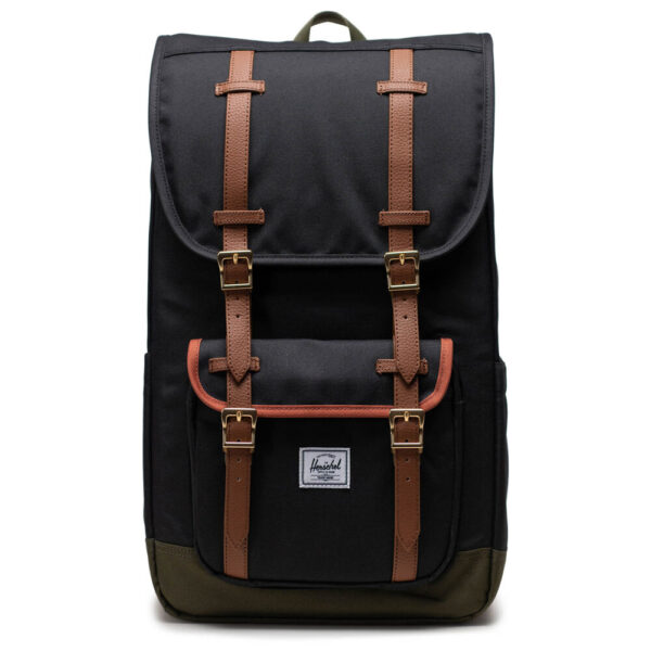 Herschel Little America Rucksack Black-Ivy Green-Chut