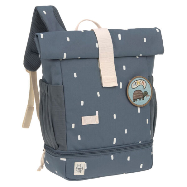 LÄSSIG Mini Rolltop Rucksack Happy Prints Midnigh