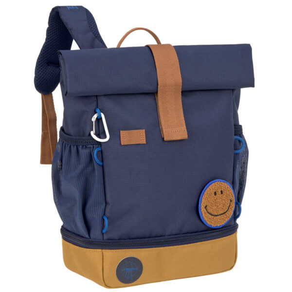 LÄSSIG Mini Rolltop Backpack Little Gang Navy