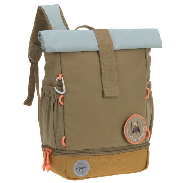 LÄSSIG Mini Rolltop Rucksack Nature Olive