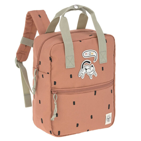 LÄSSIG Mini Square Rucksack Happy Prints Caramel