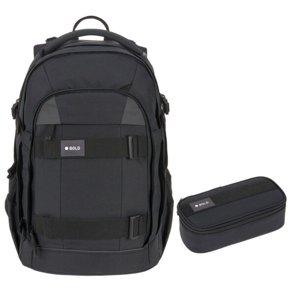 Bold Origin Schulrucksack-Set 2tlg Black