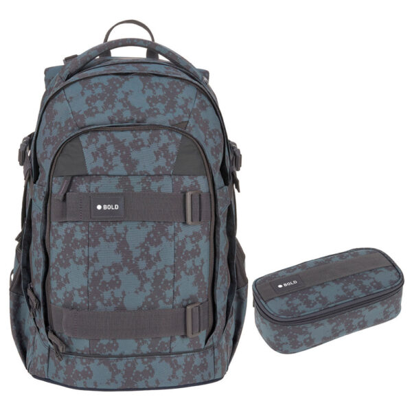 Bold Origin Schulrucksack-Set 2tlg Sports Blue