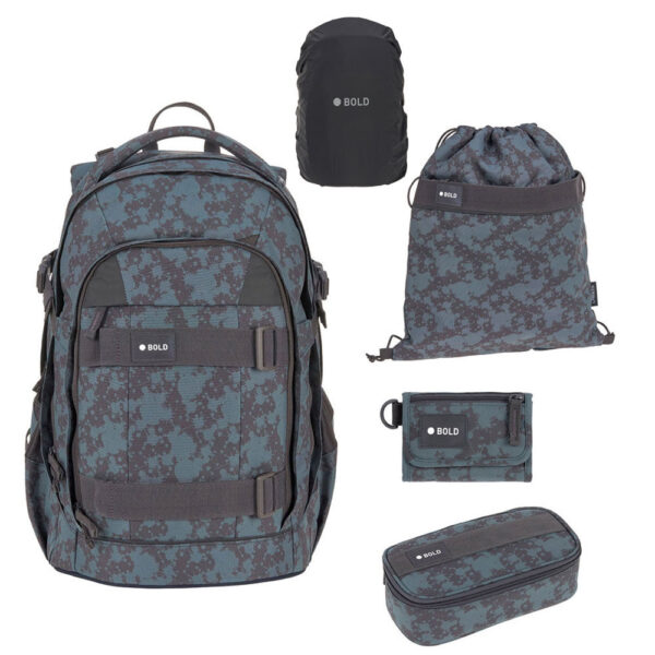 Bold Origin Schulrucksack-Set 5tlg Sports Blue