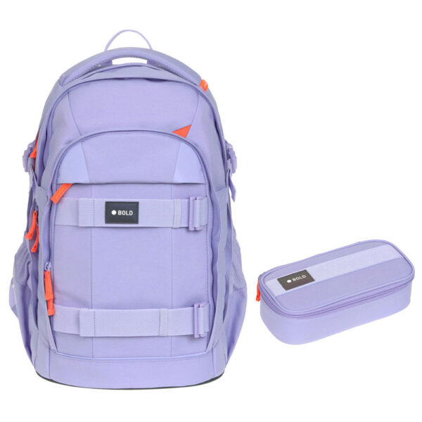 Bold Origin Schulrucksack-Set 2tlg Lavender