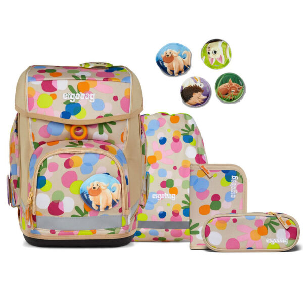 Ergobag Cubo Schulranzen-Set 5tlg 2.0 Flower PowBär