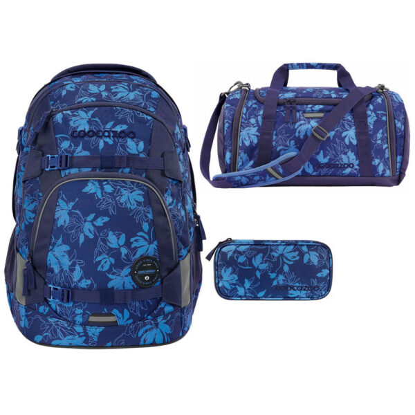 coocazoo MATE Schulrucksack-Set 3tlg Tropical Night