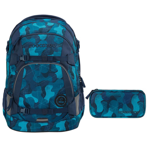 coocazoo MATE Schulrucksack-Set 2tlg Cloudy Camou