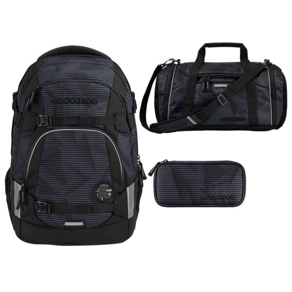 coocazoo MATE Schulrucksack-Set 3tlg Dark Mission