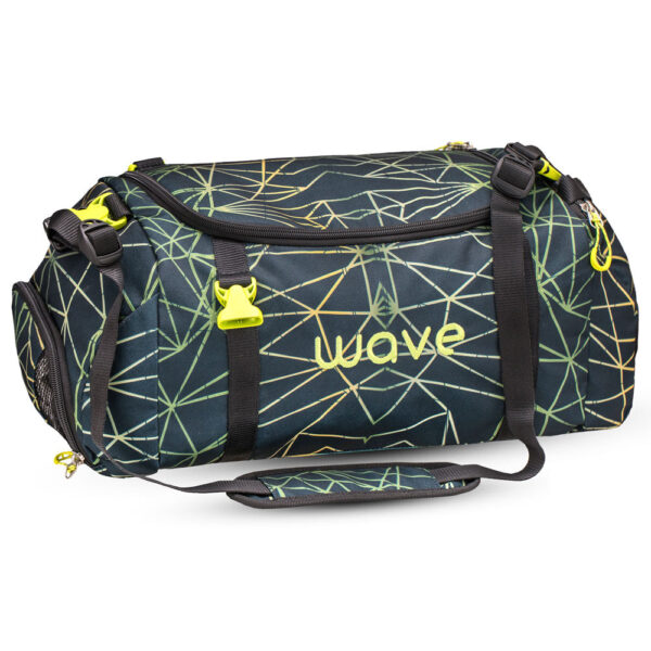 Wave Sporty Sporttasche Stripes Green