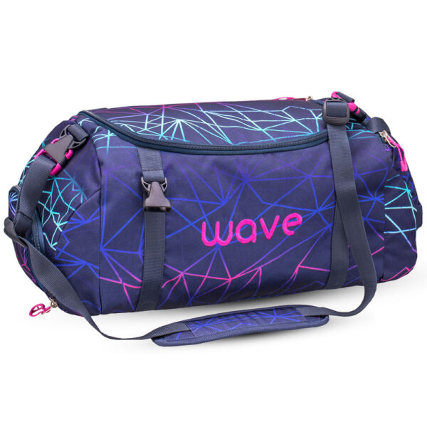 Wave Sporty Sporttasche Purple Stripes