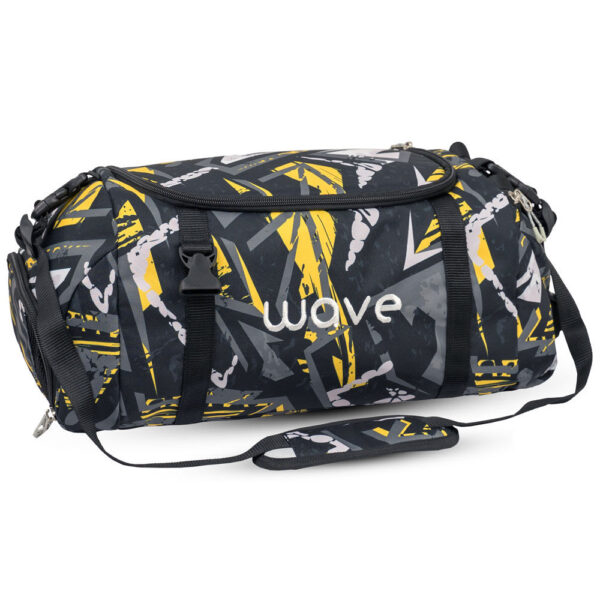 Wave Sporty Sporttasche Yellow Graffiti