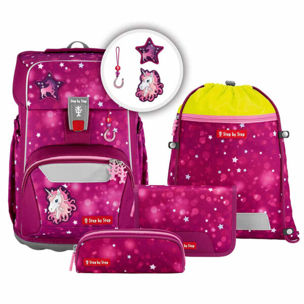 Step by Step GIANT Schulranzen-Set 5tlg Sweet Unicorn Nuala