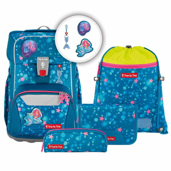 Step by Step GIANT Schulranzen-Set 5tlg Mermaid Lola