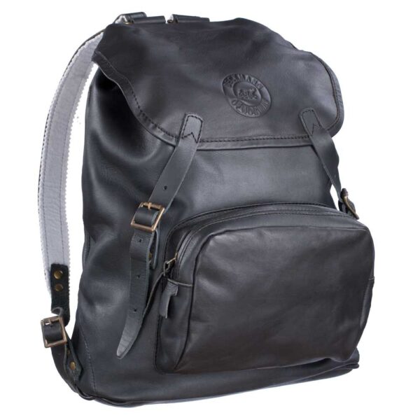 Beckmann Lederrucksack 26 L Black