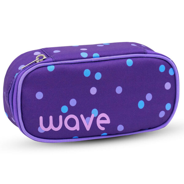 Wave Schlamperbox Purple Dots