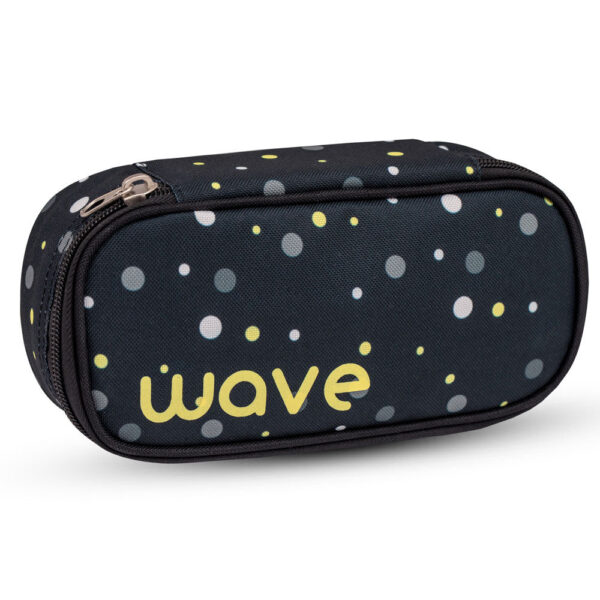 Wave Schlamperbox Black and Yellow Dot