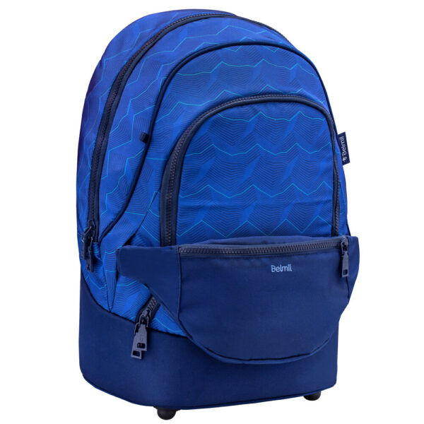 Belmil Premium Schulrucksack-Set 2tlg Estate Blue