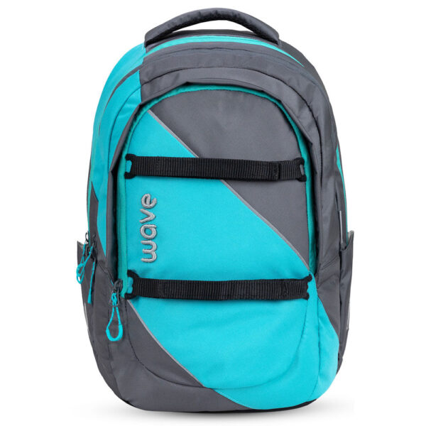 Wave Prime Schulrucksack Grey Lagoon