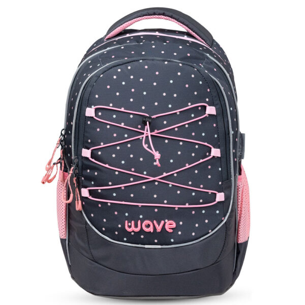 Wave Boost Schulrucksack Dots Pinky