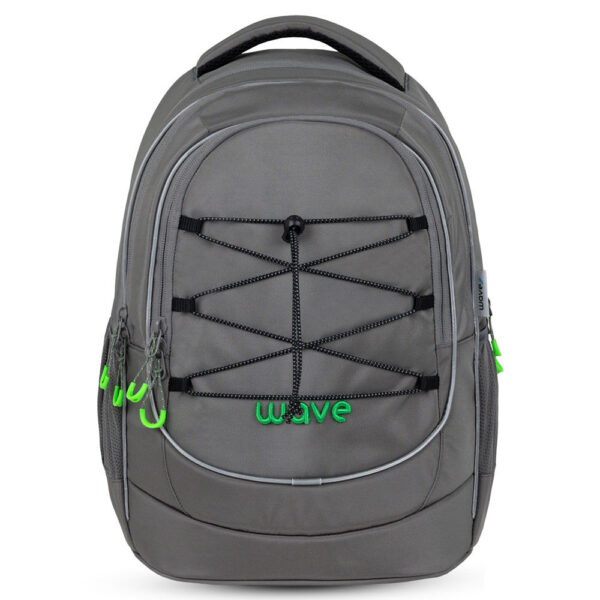 Wave Boost Schulrucksack Lime Grey