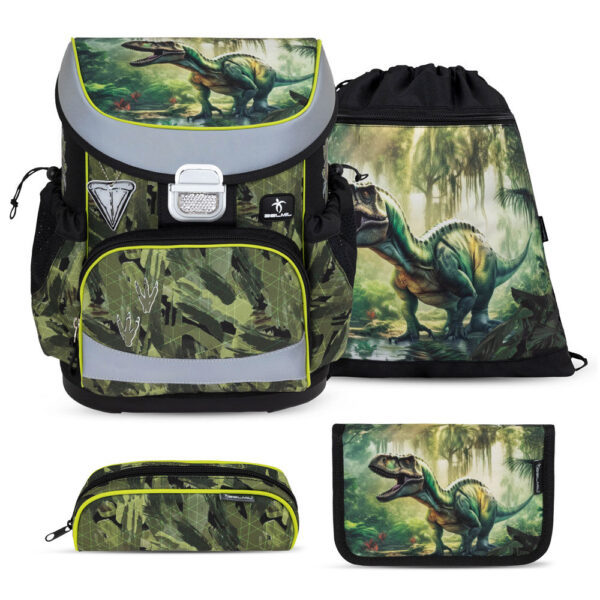 Belmil Mini-Fit Schulranzen-Set 4tlg Lost World