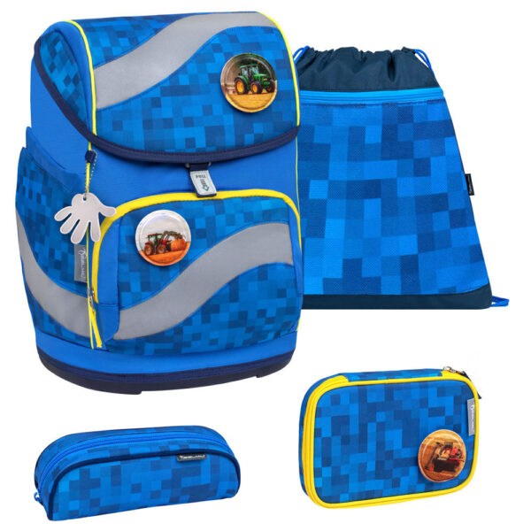 Belmil Smarty Schulranzen-Set 5tlg Funky Blue