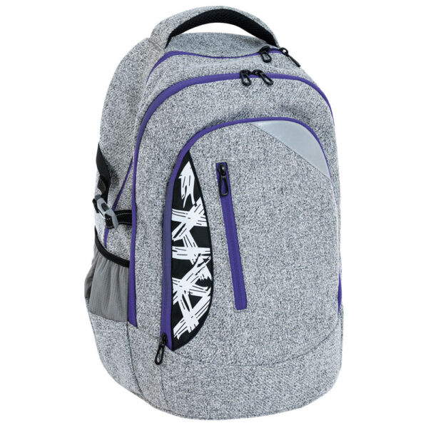 Eberhard Faber X-Style Pro Schulrucksack Grau-Violett