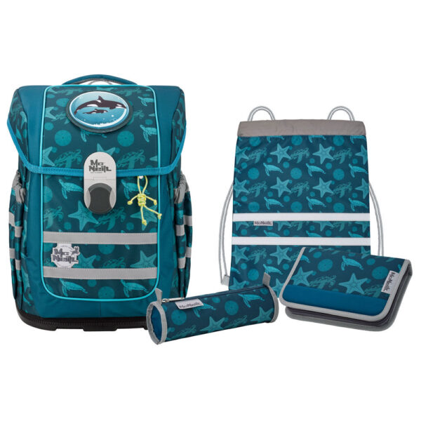 McNeill McOcean Schulranzen-Set 5tlg Sealife