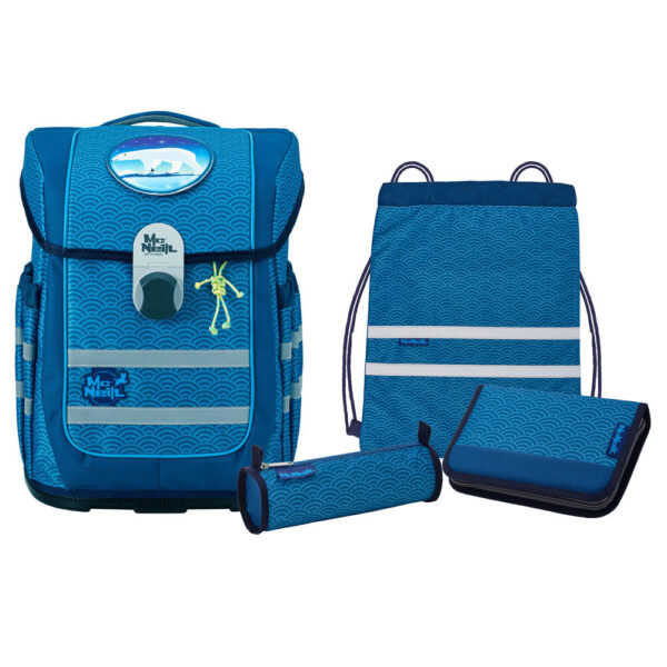 McNeill McOcean Schulranzen-Set 5tlg Puntoblu