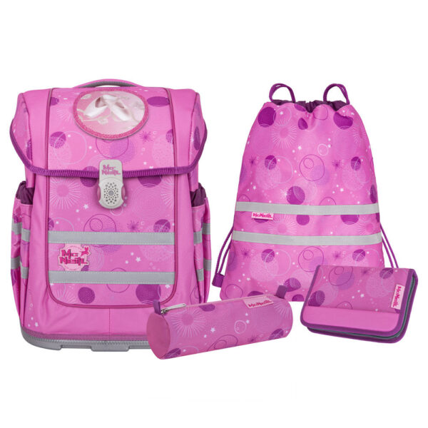 McNeill Compacto Schulranzen-Set 5tlg Pinky